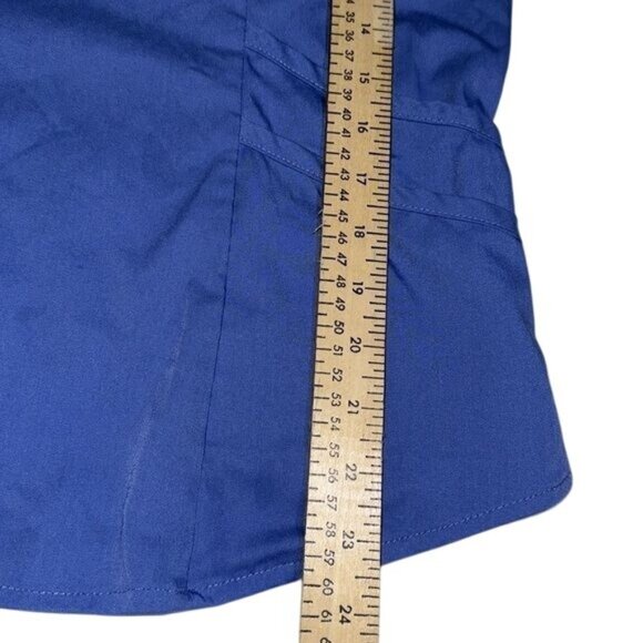 Adar Womens Scrub Set S In Blue Pro & Responsive Collections Polyester Blend V-N - Picture 9 of 14